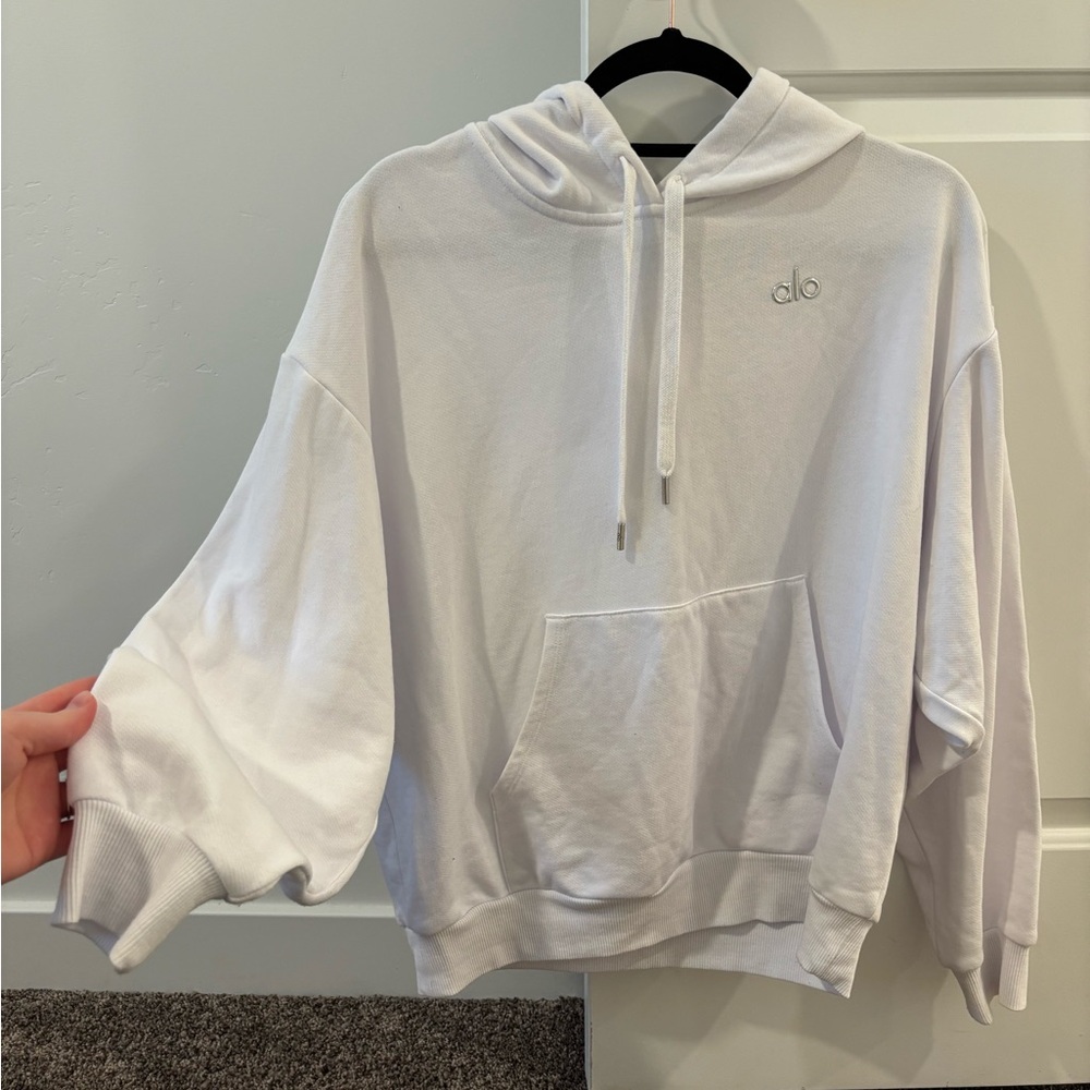 ALO Yoga White Hoodie
